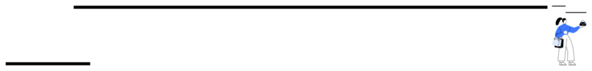 Obraz premium Person with blue shirt using binoculars to look through a narrow opening in wall. Ideal for business strategy, vision, communication, focus, opportunity seeking, long-term planning, observational
