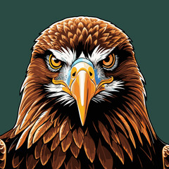 unique and cool eagle vector 