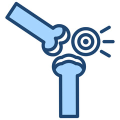 Inflammation Blue Icon