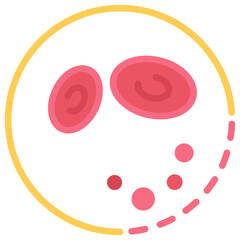 Thrombosis Flat Icon