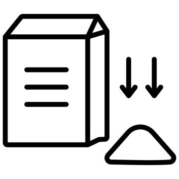 Dash Diet Outline Icon