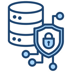 Encryption Blue Icon
