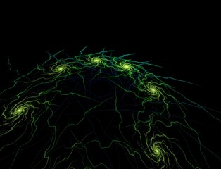 Imaginatory fractal abstract background Image