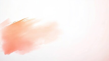 Soft pastel brush stroke on a white background, creating a serene and artistic atmosphere