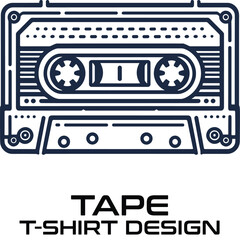 Tape Vector T Shirt Design