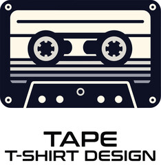 Tape Vector T Shirt Design