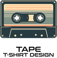 Tape Vector T Shirt Design