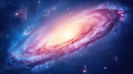 Spiral galaxy, cosmic dust, star formation, deep space, background nebula, astronomy image