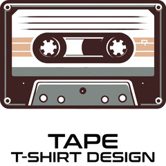 Tape Vector T Shirt Design