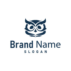 owl logo silhouette symbol design simple illustration night animal temple symbol