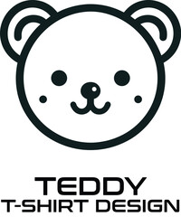 Teddy Vector T Shirt Design