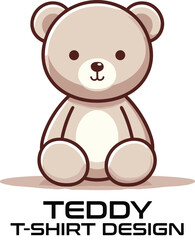 Teddy Vector T Shirt Design