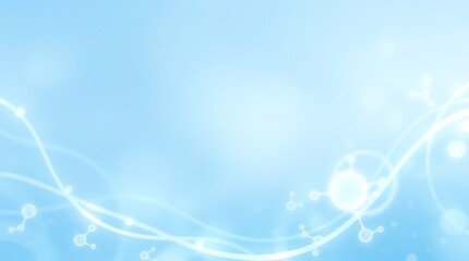 Medical Abstract Background with Soft Light Effects, Fluid Shapes, and Clean Lines, Representing Health, Wellness, and Innovation in Healthcare Design.