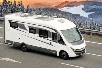Modern Luxury Motorhome for Comfortable Road Trips and Outdoor Adventures