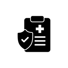 Medical insurance icon vector illustration. health insurance sign and symbol