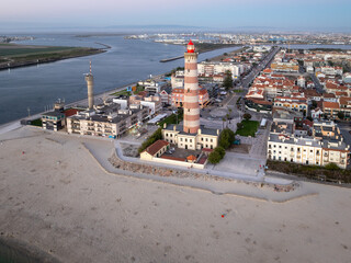 Fototapeta premium The Farol de Aveiro - Aveiro, Portugal