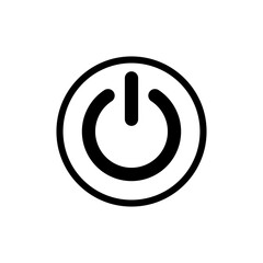 Power icon vector illustration. Power Switch sign and symbol. Electric power