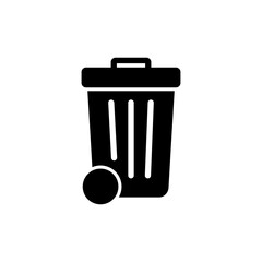 Trash icon vector illustration. trash can icon. delete sign and symbol.
