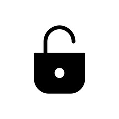 Unlock icon vector illustration. Unlock sign and symbol. unlocked padlock icon