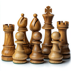 set of chess pieces