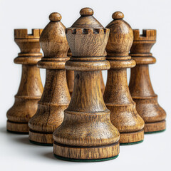set of chess pieces