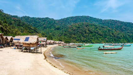 Surin Island Thailand captivates visitors with its stunning beaches and clear turquoise waters.