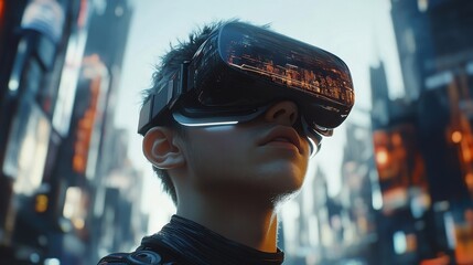 Urban Nightlife Meets Virtual Reality: Futuristic Cityscape with Immersive VR Experience