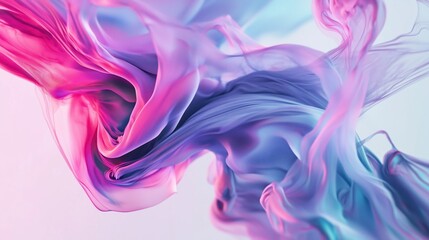 Obraz premium Colorful Ink Flow Abstract Background