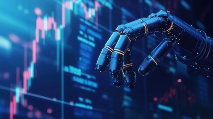 Abstract background in concept of artificial intelligence
