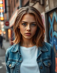 Fototapeta premium Potrait of beautiful women 