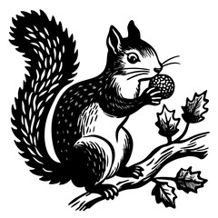 Obraz premium Collection of Vector Illustrations: Animals, Trees, and Flowers