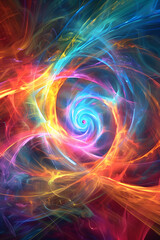 Abstract Depiction of Quantum Field Theory: An Artistic Take on Subatomic Interactions