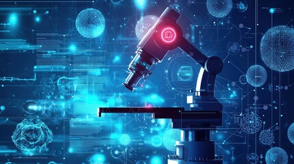 Abstract background in concept of artificial intelligence