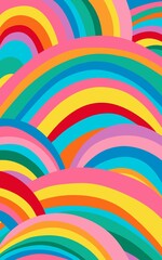 Abstract rainbow background