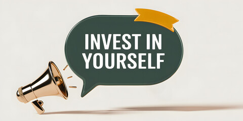 Fototapeta premium 3D speech bubble with 