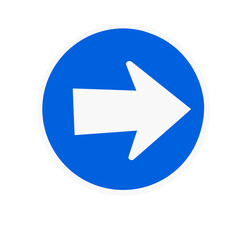 Turn right sign