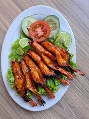 Jimbaran grilled shrimp