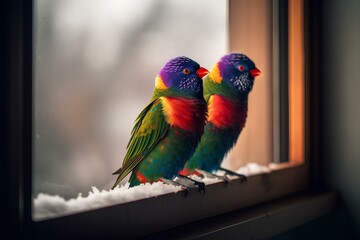 parrot on a branch