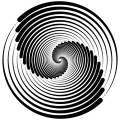 black and white swirl