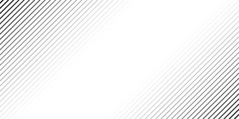 Slash line. Border with diagonal lines. Angle of tilt stripes. Black pattern of footer isolated vector on white background. modern.