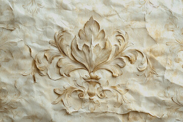 Wall with floral design featuring colorful patterns and textures in a modern interior space