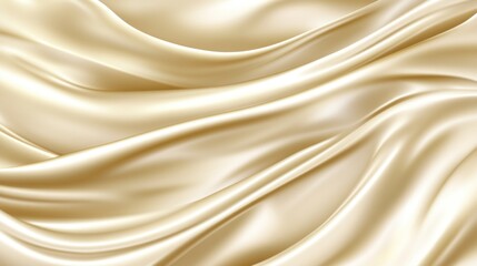 Obraz premium Textile art flowing satin fabric in soft lighting with luxurious close-up texture