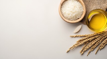 Tokyo food photography with a minimalist rice and oil aesthetic