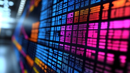 Digital Data Streams Flowing Visually