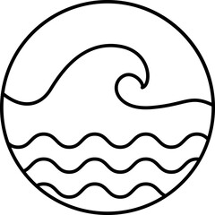 Ocean-Waves Icon