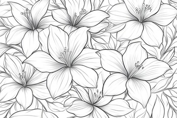 Elegant Lily Flowers Bloom Beautifully