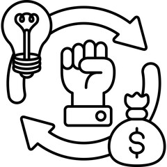 Motivation Framework Icon