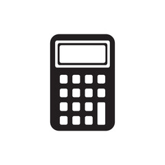 Calculator Icon | Simple Math and Finance Symbol. Minimalist Calculator Vector | Accounting and Calculation Icon. Business and Education Calculator Icon | Digital Math Symbol