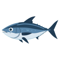 Fototapeta premium Tuna tuna illustration animal vector