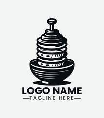 Yakimono Grill Logo Design, Japanese BBQ Logo, Grilled Japanese Food Logo, Yakitori Logo, Izakaya Logo